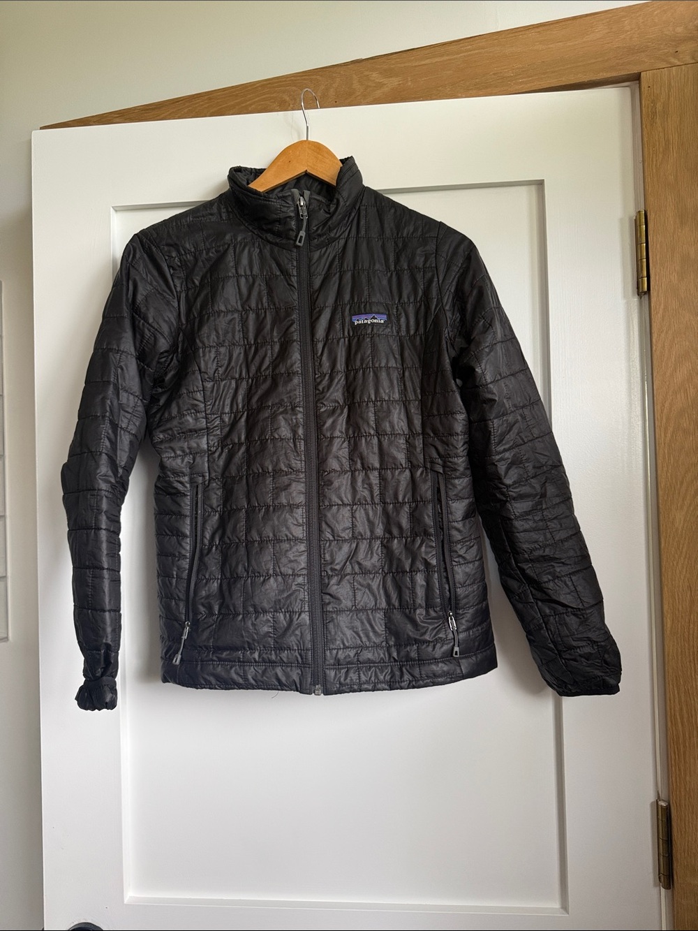 Patagonia Black Quilted Packable Puffer Jacket Women’s small